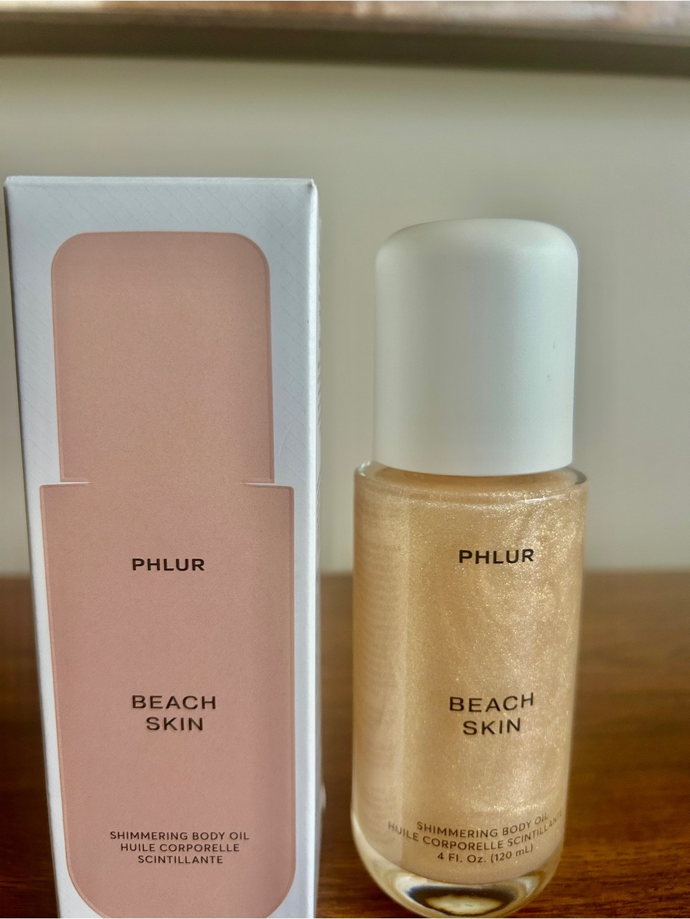 PHLUR Beach Skin Shimmering Body Oil 4oz New Boxed Authentic